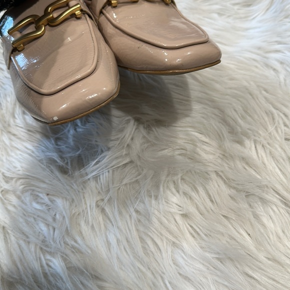 MIA Beige Patent Loafers - Picture 3 of 4